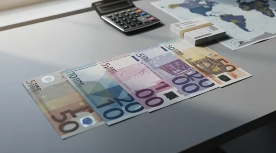 Global currency exchange visualization for international trade businesses