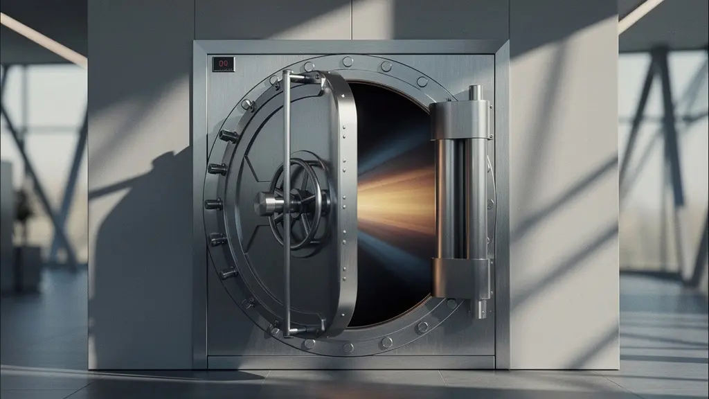 Secure vault representing trade secret protection in business