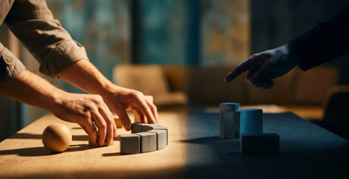 Symbolic representation of workplace control and autonomy through lighting and composition