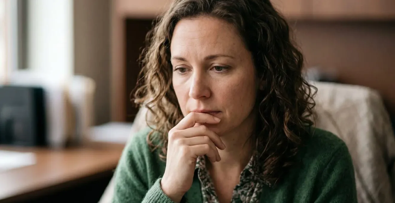 Close-up of professional considering private wellness decision